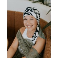 Headscarf Doris Botanical Dreams - chemo headwear / alopecia headscarf