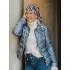 Sjaalmutsje Doris - Romantic Paisley - chemo sjaal / alopecia hoofdddoekje Hoofddoekjes bij chemo sjaaltjes - Sjaalmutsje Doris - Romantic Paisley - chemo mutsjes