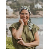 Chemo sjaals chemo mutsjes - Sjaalmutsje Doris Art Nouveau