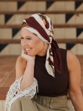 Headscarf Doris Artistic Flow - chemo headwear / alopecia headscarf