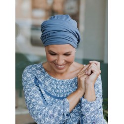 Turban Gala - Blue Denim - chemo hat / alopecia turban Turban Gala - Blue Denim - chemo hat / alopecia turban