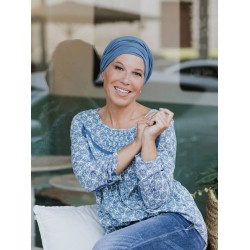 Turban Gala - Blue Denim - chemo hat / alopecia turban Turban Gala - Blue Denim - chemo hat / alopecia turban