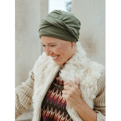 Turban Gala - army green - chemo hat / alopecia turban Turban Gala - army green - chemo hat / alopecia turban