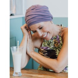 Turban Gala - lilac - chemo hat / alopecia turban