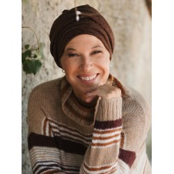 Turban Gala - Brown - chemo hat / alopecia turban Turban Gala - Brown - chemo hat / alopecia turban