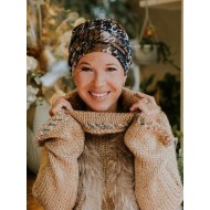 Hippe chemo mutsjes winkel - Mutsje Lucia Pixelated Melange - chemo muts winter