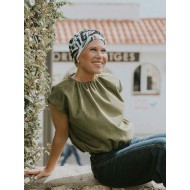 Hippe chemo muts winkel - Mutsje Lucia Art Nouveau - chemo mutsjes zomer