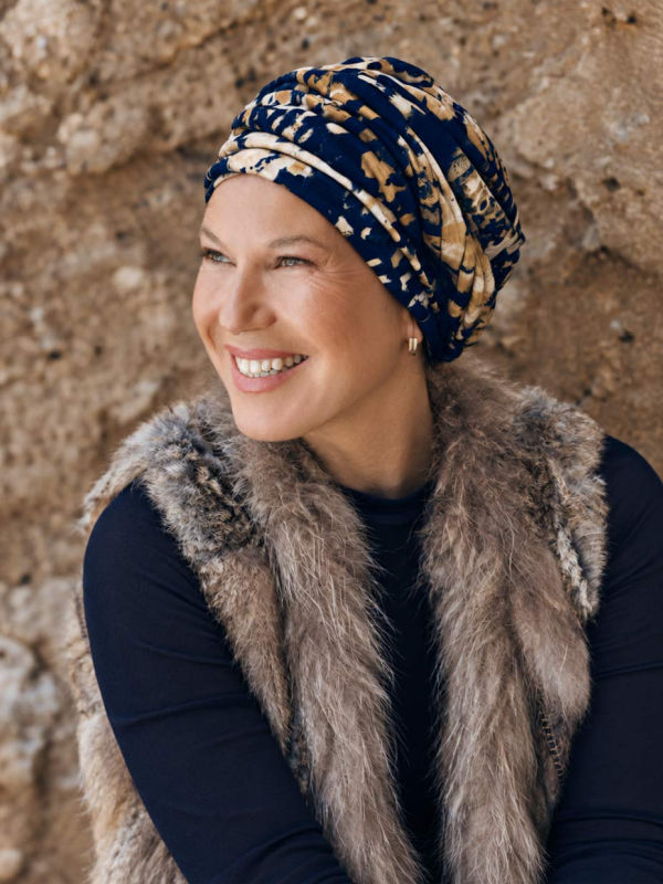 Hat Lucia Wild Sunset - chemo hat / alopecia headwear