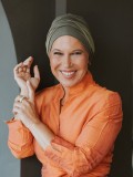 Hippe chemo mutsjes winkel - Mutsje Lucia Duo Olive