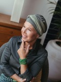 Hat Lucia Duo Olive - chemo hat / alopecia headwear