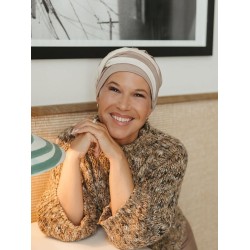 Hat Lucia Duo Desert - chemo hat / alopecia headwear