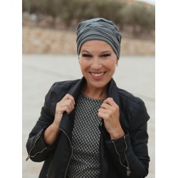 Top Sansa - Cement Green - chemo hat / alopecia turban Top Sansa - Cement Green - chemo hat / alopecia turban