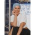 Chemo mutsjes chemo - Top Sansa - blue denim - chemo muts winkel