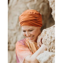 hippe chemo mutsjes - Top Susan Terracotta - chemomutsjes