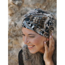 Hippe chemo mutsjes Mooihoofd - Top Susan Safari Waves