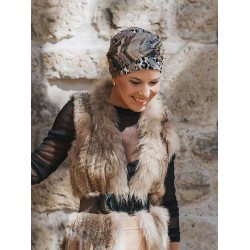 Hippe chemo mutsjes Mooihoofd - Top Susan Safari Waves