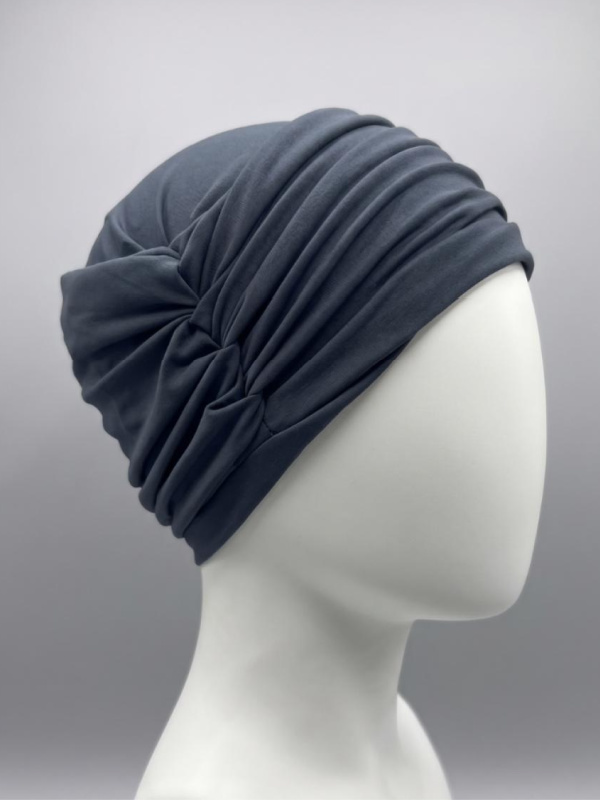 chemo mutsjes zwemmen - zwem mutsje staal blauw - badmuts