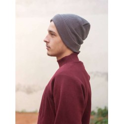 Beanie Licht Grijs (voor mannen) - chemo muts