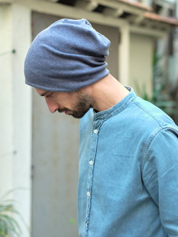 Beanie Blue Jeans - chemo hat