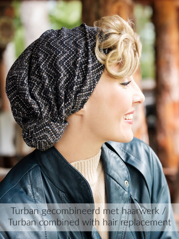 Turban Vintage Ama - chemo mutsje / alopecia mutsje Turban Vintage Ama - chemo mutsje / alopecia mutsje