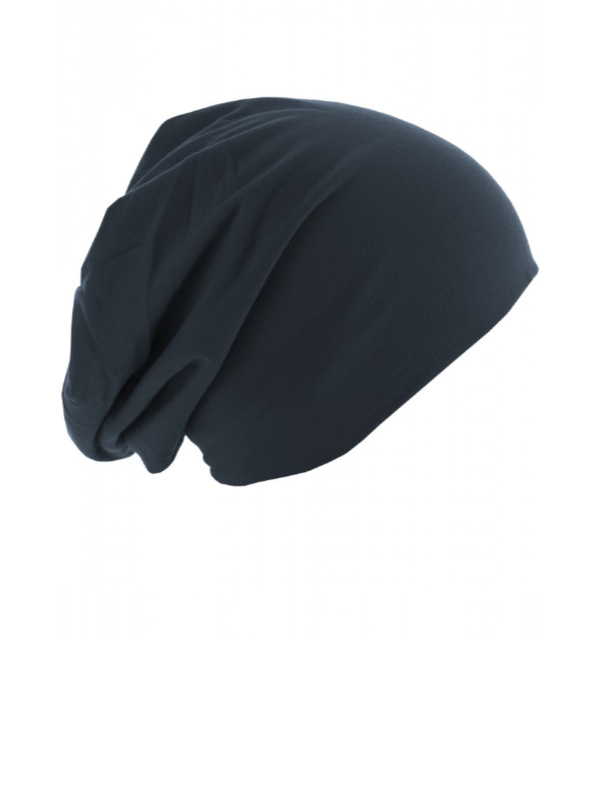 Chemo mutsjes Mooihoofd - Top beanie  jersey 10285 navy