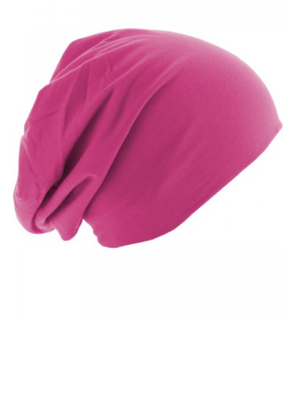 Top beanie fuchsia / Magenta - chemo mutsje / alopecia  mutsje