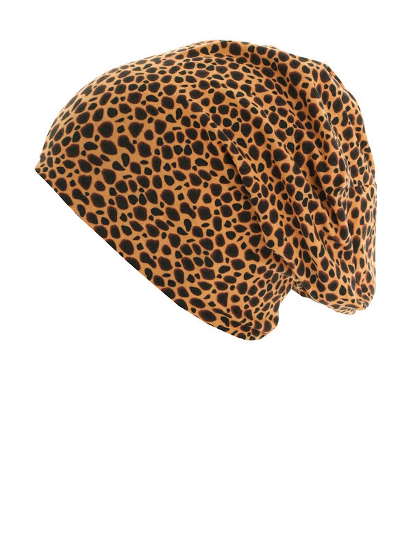 Top Cheetah black - goedkope chemo mutsjes 