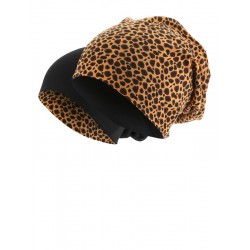 Top Cheetah black - goedkope chemo mutsjes 