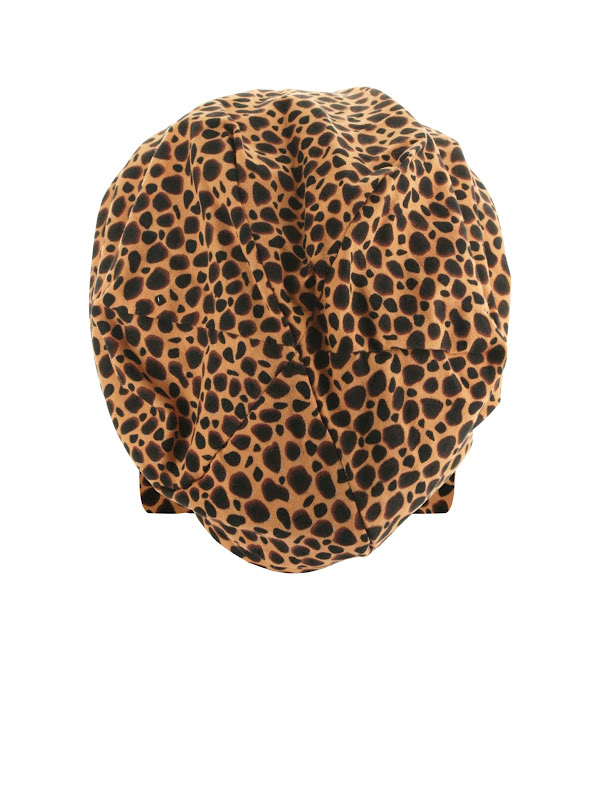 Top Cheetah black - chemo muts / alopecia mutsje