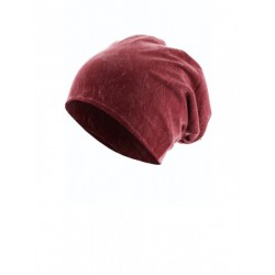 Top stone maroon - mutsje voor chemo of alopecia. Goedkope chemo mutsjes - Top stone maroon - mutsje voor chemo of alopecia.