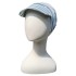 Cap Diane Turquoise-White - chemo hat / alopecia headwear