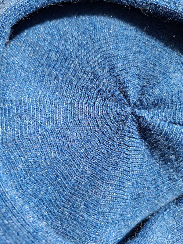 chemo mutsjes winter Baret Eva - blauw - chemo muts winter