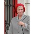 Beret Eva - Red - chemo hat / alopecia beret Beret Eva - Red - chemo hat / alopecia beret