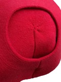 hippe chemo mutsjes winter Baret Eva - rood- chemo muts winter