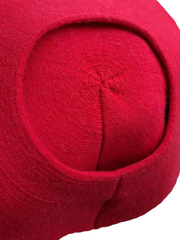 hippe chemo mutsjes winter Baret Eva - rood- chemo muts winter