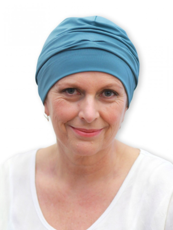 Comfortabel mutsje Iris Sea - chemotherapie mutsje / alopecia mutsje