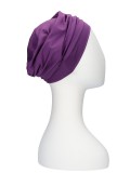 Comfortabel mutsje Iris paars - chemo hoofdbedekking / alopecia mutsje