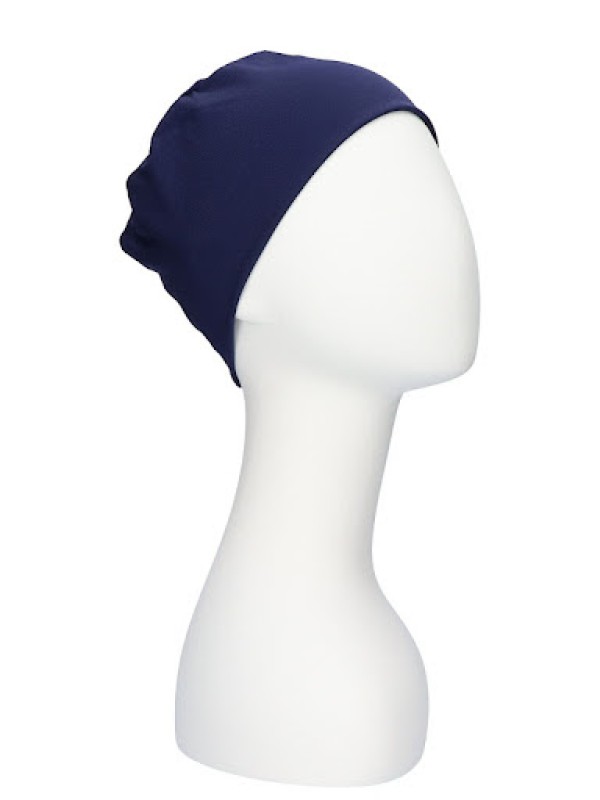 Chemo mutsjes nacht - Slaapmutsje Lee Navy ThermoCool - chemo mutsje / alopecia mutsje