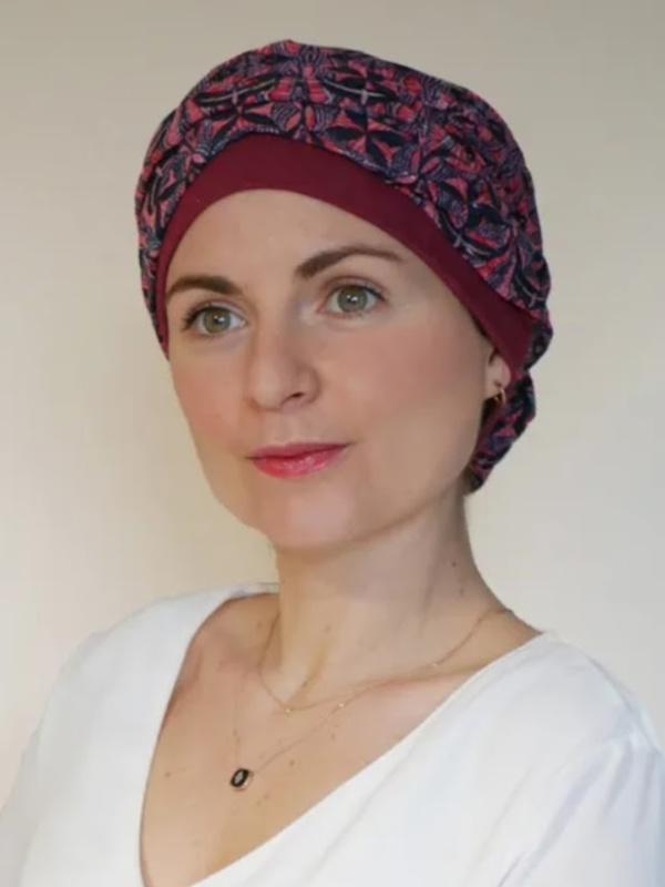 Hippe chemo mutsjes - top mano shiny pink