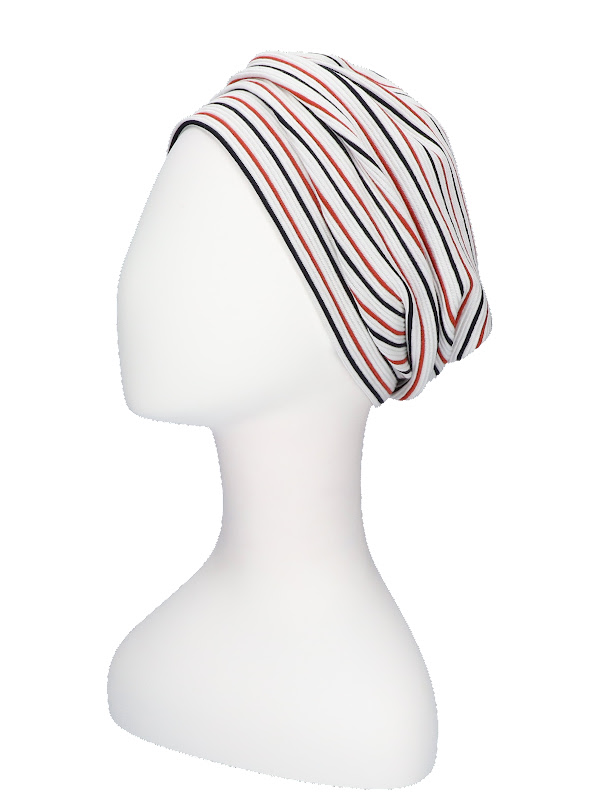 Chemo mutsjes dames Lookhatme - Mutsje Maya Design Stripes