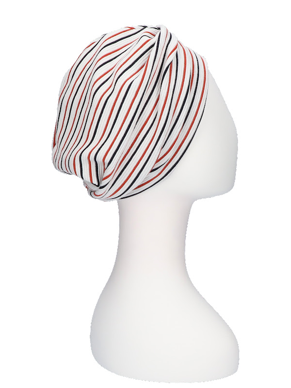 Chemo mutsjes dames Lookhatme - Mutsje Maya Design Stripes