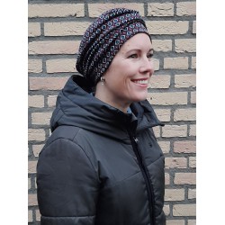 Mutsje Maya Multicolour Squares & Dots - chemo mutsje / alopecia mutsje Chemo Mutsjes Lookahtme - Maya Multicolour Squares & Dots - chemo mutsje / alopecia mutsje