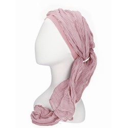 Scarf-hat New Delhi Pink - chemo headscarf / alopecia scarf