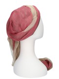 Sjaalmutsje Pink - hoofdbedekking na chemo of alopecia sjaal