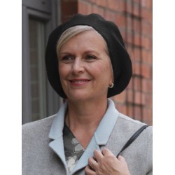 Beret Eva - Black - chemo hat / alopecia beret Beret Eva - Black - chemo hat / alopecia beret