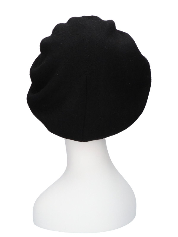 Beret Eva - Black - chemo hat / alopecia beret