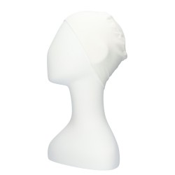 Chemo slaapmuts Elisa Wit - chemo mutsjes Lookhatme / alopecia mutsje