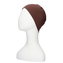 Chemo slaapmuts Elisa Bruin - chemo mutsjes winkel