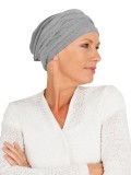 Top PLUS lichtgrijs melee - kankermutsje / alopecia mutsje