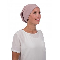 Top Tio salmon - chemomuts / alopecia mutsje Chemo mutsjes dames - Top Tio salmon - chemomuts / alopecia mutsje